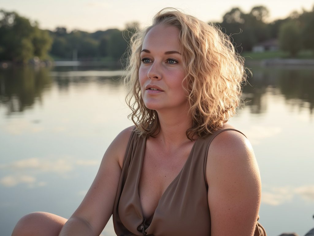 Claudia Mostert aan het water – blog Womb als kompas: leven met sacrale autoriteit, Human Design en lichaamswijsheid