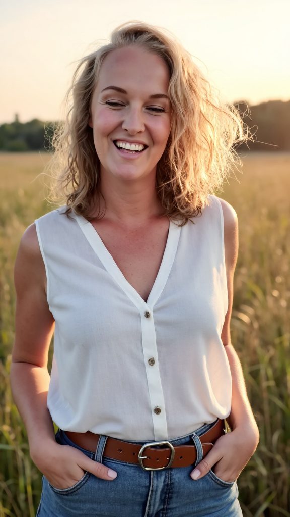 Vrouw die belichaamd aanwezig is terwijl ze werkt aan geld ontvangen via het lichaam